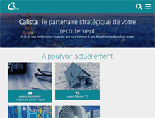 Tablet Screenshot of calista-rh.fr